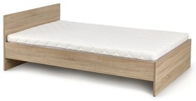 Posteľ Lima 120 × 200 cm, dub sonoma