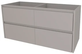 Mereo, Mereo Opto, kúpeľňová skrinka 121 cm, Multidecor, Arktická sivá, MER-CN993SARS1