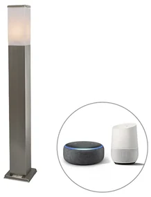 Inteligentná vonkajšia lampa 80 cm oceľ vrátane Wifi P45 - Malios