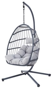 Záhradné závesné kreslo AZ-V1269 GREY