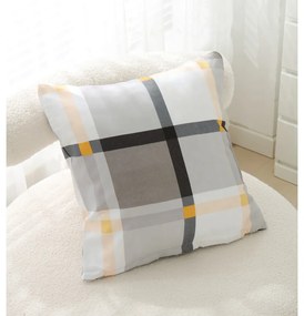 Hnedo-krémovobiele trojdielne obliečky na jednolôžko z mikrosaténu 140x200 cm Henry – My House