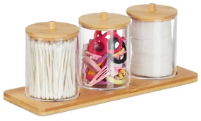 Organizér na vatové tampóny RD47911, bambus
