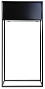 Stojan na kvety 90x44 cm čierna