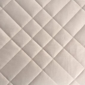 Dekorstudio Elegantný zamatový prehoz na posteľ RIA6 - krémový Rozmer prehozu (šírka x dĺžka): 220x240cm
