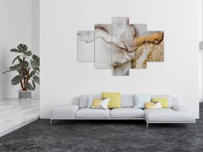 Obraz - Mramorový atrament (150x105 cm)