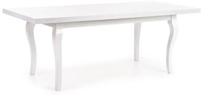 Rozkladací jedálenský stôl Mozart 160/240 biely