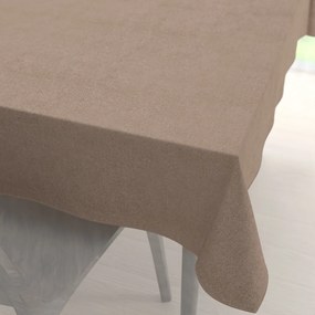 Biante Obdĺžnikový obrus/imitácia brúsenej kože Alcantara ALC-006 Béžový 140x200 cm