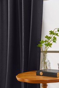 Záves OXFORD LIGHT 140x250 cm, tmavosivý Zavesenie: Riasiaca páska