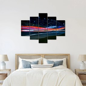Obraz nočného mesta (150x105 cm)