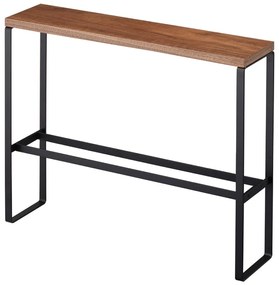 Kovový stojan na prezuvky v čierno-prírodnej farbe Tower – YAMAZAKI