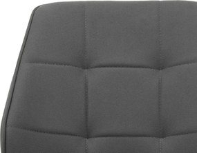 Jedálenská stolička Orinoco, šedá látka