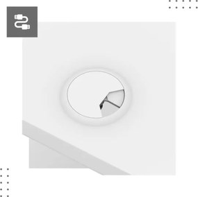 Elektrický výškovo nastaviteľný stôl Mark Adler Leader 7.6 biely