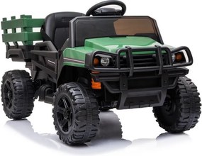 LEAN CARS Batériové autíčko BDM0926 LED MP3 diaľkové zelené