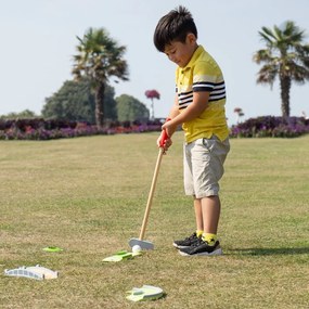 Dřevěná sada golf GREEN