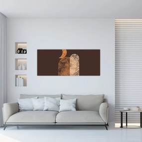Obraz - Oranžové oblúky N⁰2 (120x50 cm)