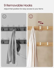 Vešiakový stojan s úložným priestorom na topánky, predsieňová stena, béžový