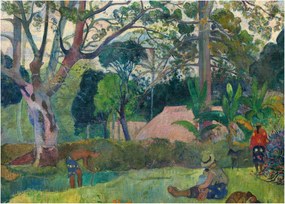 Obraz - Paul Gauguin, Te raau rahi (The Big Tree), reprodukcia (70x50 cm)