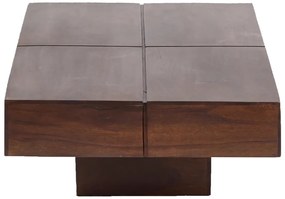 furniture-nabytek.cz - Masívny konferenčný stolík Amberley z akáciového dreva, lakovaný, hnedý – 140×70 cm