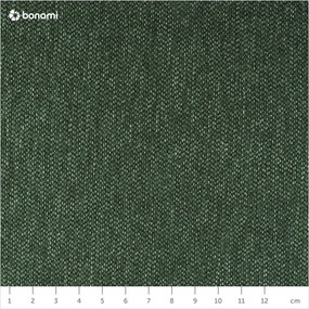 Tmavozelená čalúnená dvojlôžková posteľ s úložným priestorom a roštom 160x200 cm Garancia – Bobochic Paris