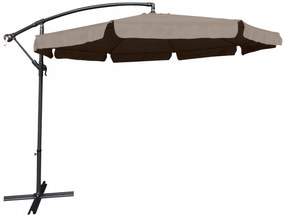 Dekorstudio Veľký záhradný slnečník Dallas - 350 cm - béžový