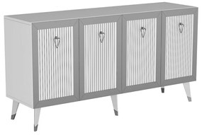 Skrinka Bare White and Silver