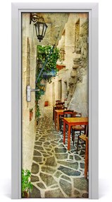 Fototapeta samolepiace na dvere Grécke krčmy 75x205 cm