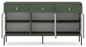 Komoda SUE zelená/čierna