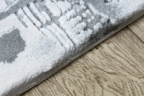 Koberec AKRYL VALS 0A046A C53 78 jasný sivý / tmavo sivý