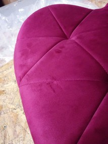 AKCIA Vínová kancelárska stolička AVOLA VELVET II. akosť