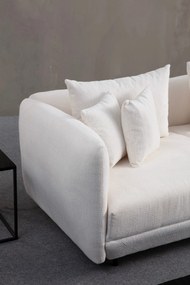 Štýlová rohová pohovka Floransa White