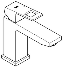 GROHE 23446000 - Umývadlová batéria EUROCUBE DN 15 lesklý chróm