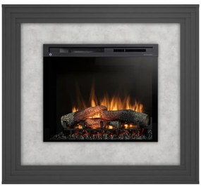 Elektrický krb Katra 28 čierny/betón