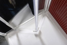 Polysan Polysan, Lucis Line štvorcová sprchová zástena 900x900 L/P varianta, DL2815DL3415