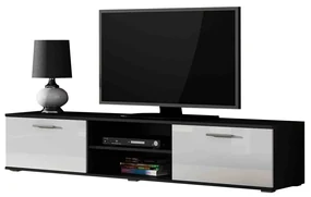 TV stolík 180 Boho B3, Farby: čierny / čierny lesk