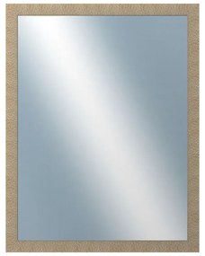 DANTIK - Zrkadlo v rámu, rozmer s rámom 70x90 cm z lišty Golf Champagne (2490)