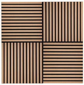 Livarno home Drevené panely, 4 kusy  (100393884)