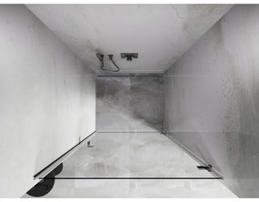 Mexen, Mexen Lunar-B Otočné pravé sprchové dvere 90 cm, priehľadné, chróm - 832-090-000-01-00-P