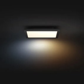 Philips - stmievateľné stropné svietidlo Hue AURELLE LED/19W/230V 30x30 cm čierne