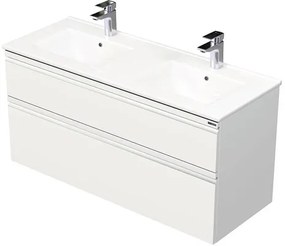 Kúpeľňová skrinka s umývadlem Intedoor BRAVE biela 121 x 59,5 x 46 cm