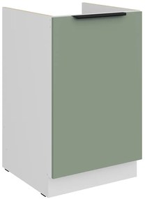 Kuchynská skrinka Aria-Sa/Wh Anti Fingerprint 50zl 1f Bb