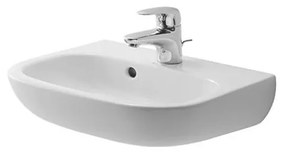 DURAVIT D-Code závesné umývadielko s otvorom, s prepadom, 450 mm x 340 mm, 07054500002