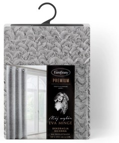 ZÁVES NA KRÚŽKOCH EVA MINGE TIFFANY 135X250 CM STRIEBORNÁ