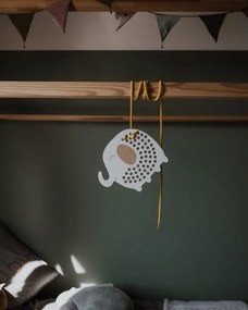 Montessori drevená prepletacia hračka - slon