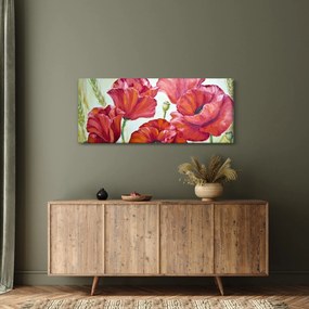 Obraz - Kvety vlčích makov (120x50 cm)