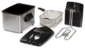 Fritéza DOMO DO464FR z nehrdzavejúcej ocele, 3 l, 3 l