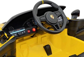 Ramiz Detské autíčko Porsche Spyder RS 718, žlté športové