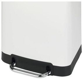 Biely pedálový odpadkový kôš Wenko, 30 l