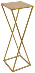 Stojan na kvety ESPIRAL 70 cm zlatý