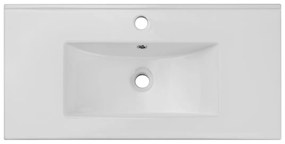 Závěsná skříňka Nova Oak I se zápustným umyvadlem 80 cm dub coast evoke