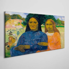 Obraz Canvas Dve ženy Paul Gauguin